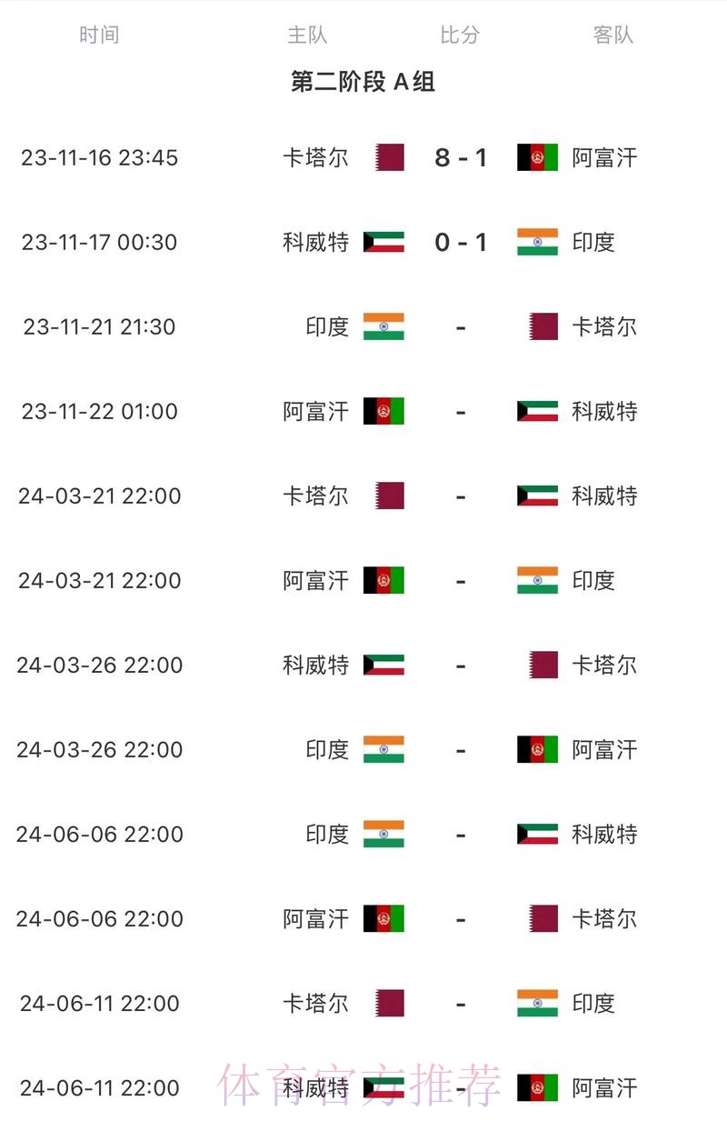 2026世界杯每日赛程高清版全程直播直播平台